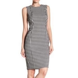 🏆 Calvin Klein Houndstooth Dress, Size 6